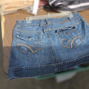 Hydraulic Blue Denim Skirt